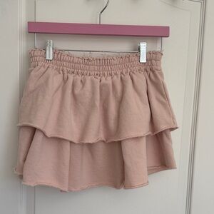 Pink Ruffled Women's Skirt